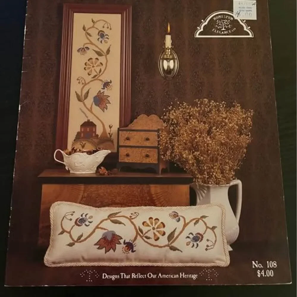 Cross Stitch Pattern Booklets: Prairie Schooler Cricket Collection Homespun